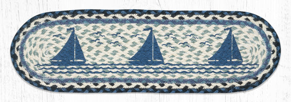 ST-OP-443 Sailboat Oval Stair Tread 27"x8.25"