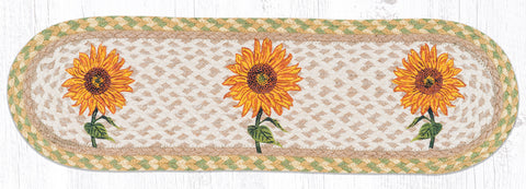 ST-OP-529 Sunflower Oval Stair Tread 27"x8.25"