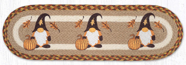 ST-OP-655 Fall Gnome Oval Stair Tread 27"x8.25"