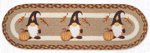 ST-OP-655 Fall Gnome Oval Stair Tread 27"x8.25"