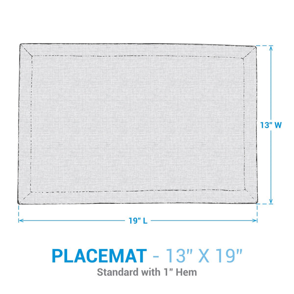 Sussex Plaid Placemats 13" x 19" Set of 4