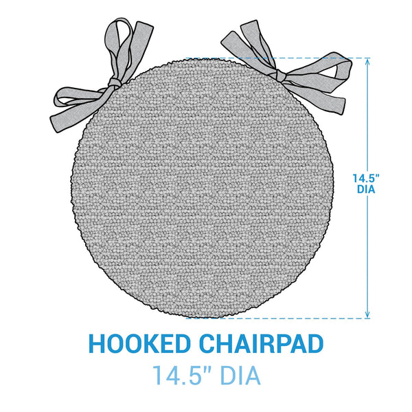 Bless Our Home Hooked Chair Pad