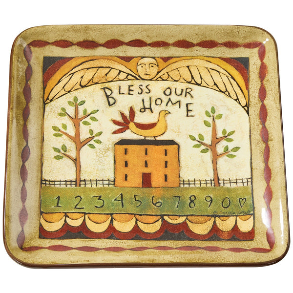 Bless Our Home Salad Plate (set of 4)