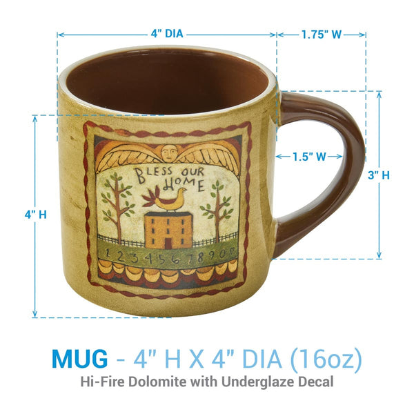 Bless Our Home Mug (set of 4)