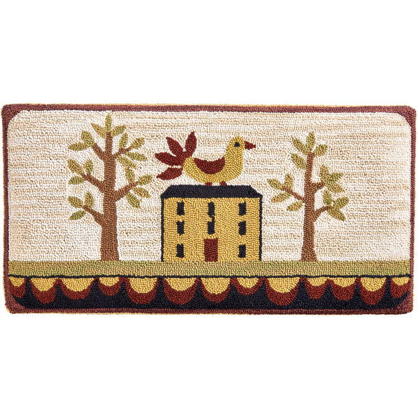 Bless Our Home Hooked Bench