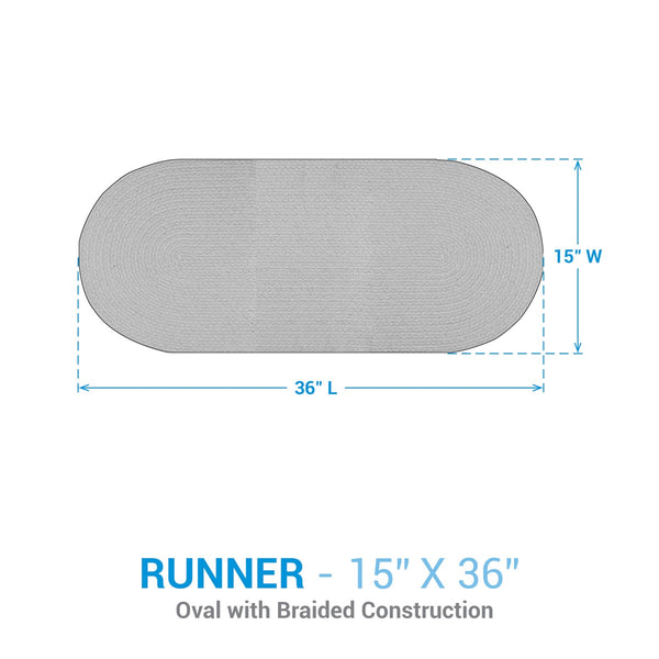 Willow and Sheep Printed Braided Table Runner