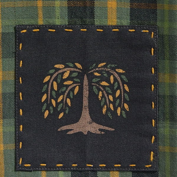 Willow Lane Plaid Decorative Dishtowel Set of 2 | Primitive Country Kitchen Linens