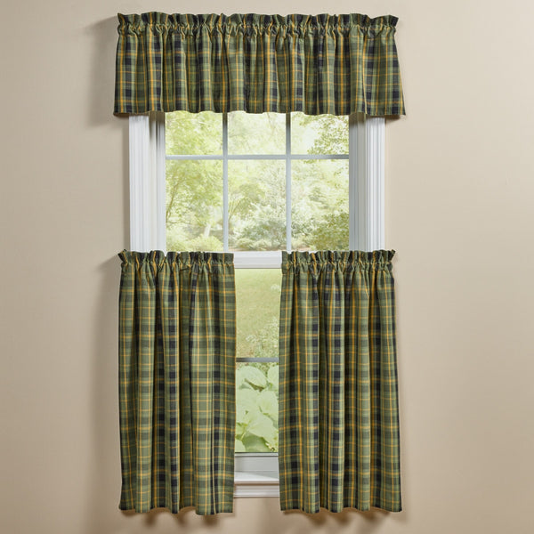 Willow Lane Plaid Valance 72x14 – Primitive Country Window Treatment