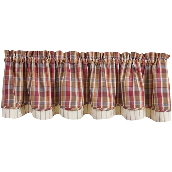 Gatlin Lined Layered Valance 16" L