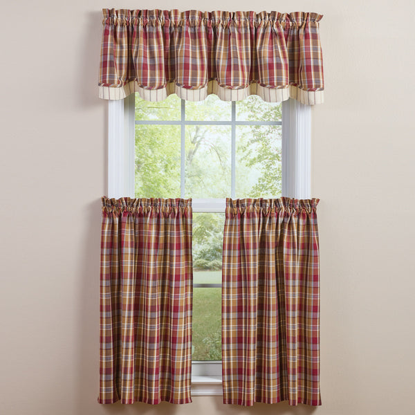 Gatlin Lined Layered Valance 16" L