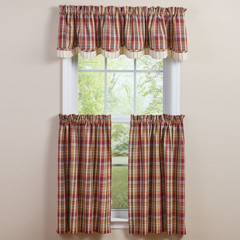 Gatlin Lined Layered Valance 16" L