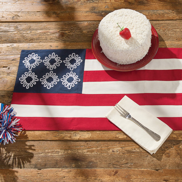 Flag Table Runner 42"L