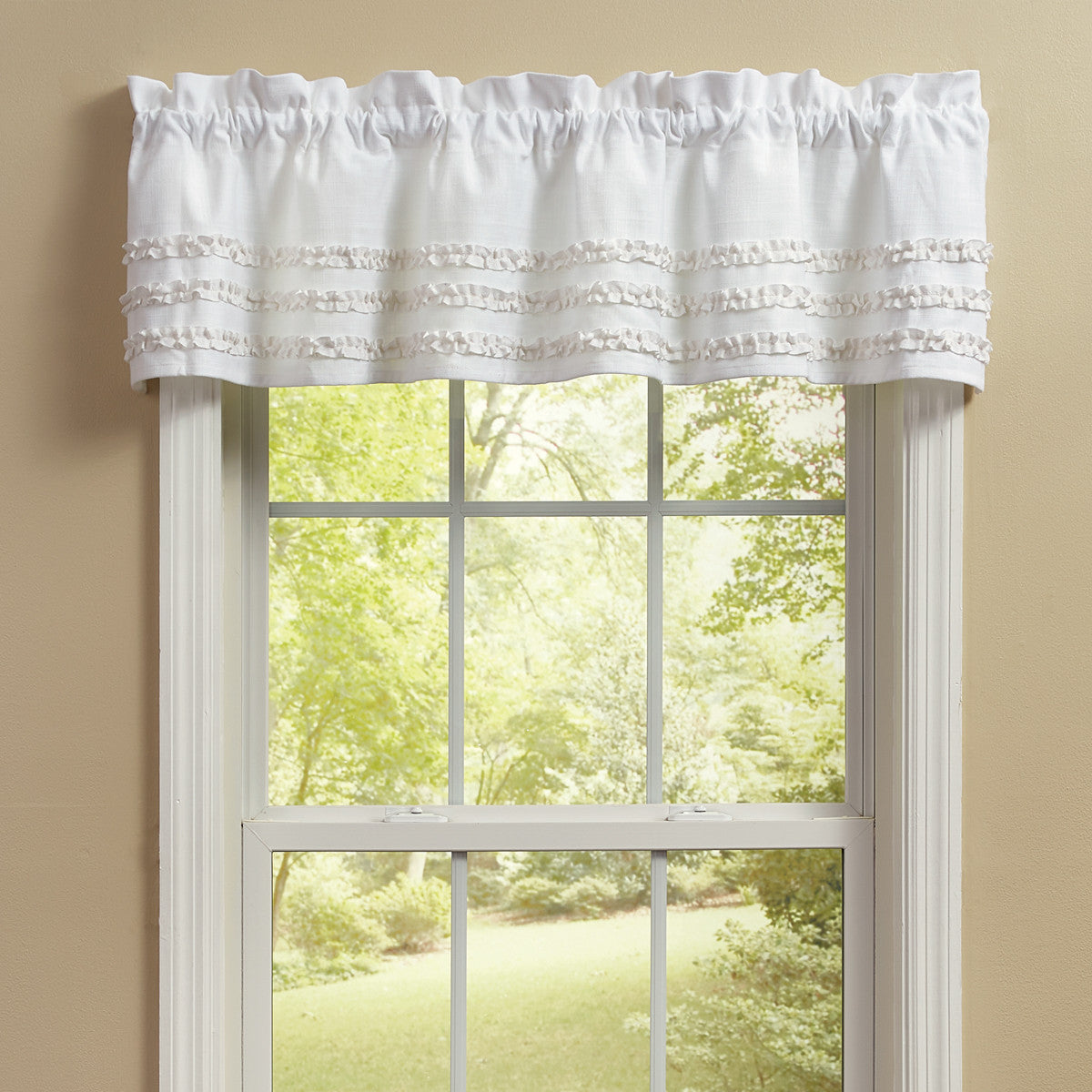Gray Ruffel Valance Colette Ruffle Valance 14