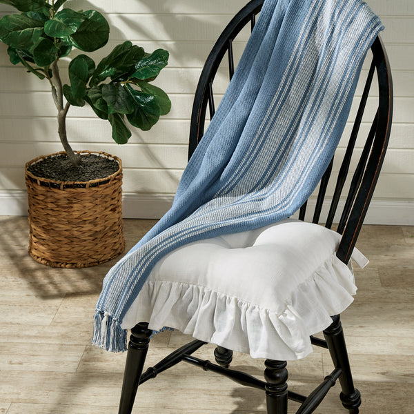Colette Ruffle Chair Pad
