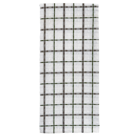 You will love this matching set of dishtowels and dishcloth, with the subtle colors of dove gray, candlelight white, and briarwood green! This Kindred Dishtowel Set by Park Designs will help you clean up life's little messes! Stylish and functional!