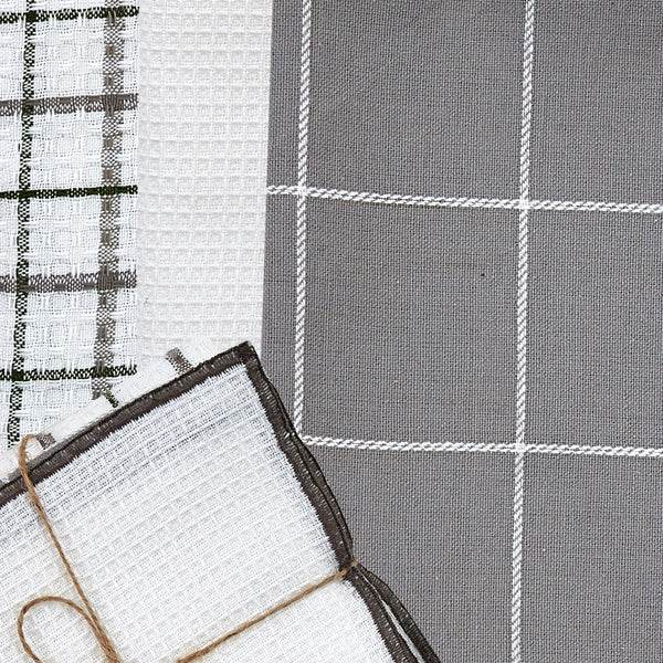 Kindred 3 Dishtowel/1 Dishcloth Set