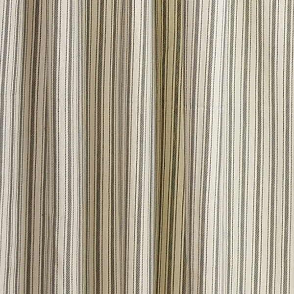 Ticking With Ball Fringe Tiers 72X36