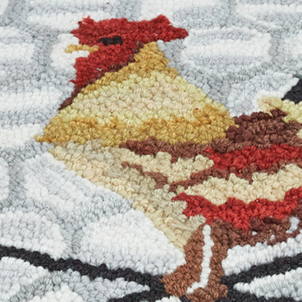 Break Of Day Rooster Hooked Bench