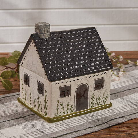 So delicately detailed, this whimsical Together Cookie Jar by Park Designs is sure to provide a touch of fun in your home! Check out the rest of the coordinating items in this collection (all sold separately), to provide a very "homey" feel to your kitchen! Made from high fired dolomite.