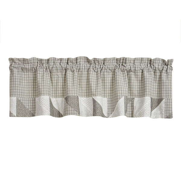 Millstone Lined Patch Valance 14"L