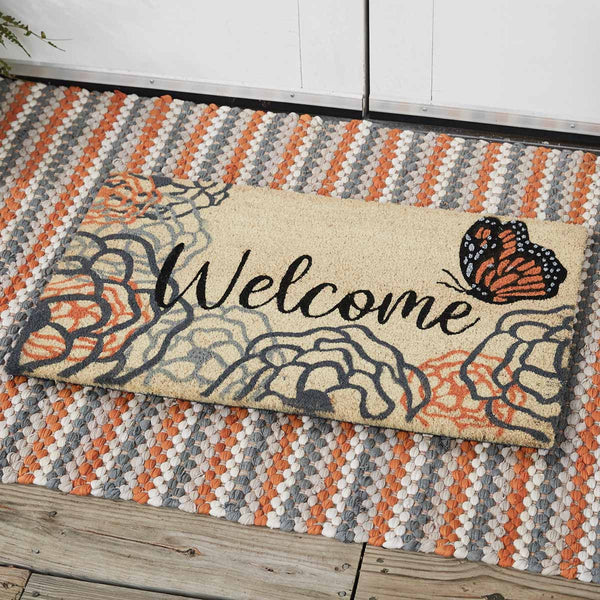 Berry Elegance Warm Winter Doormat - Allysons Place