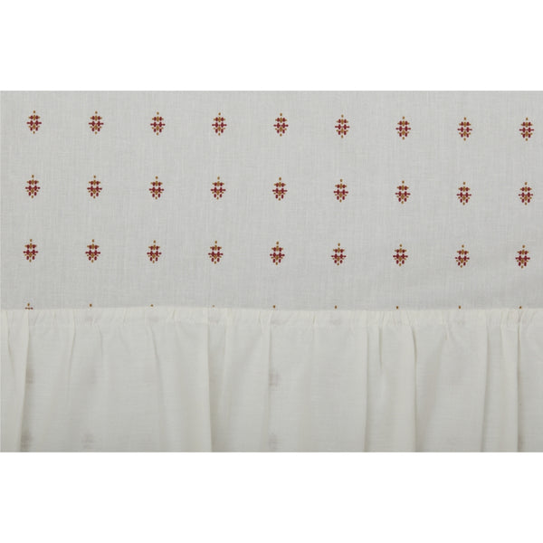 Abigail Ruffled Shower Curtain 72Lx72W