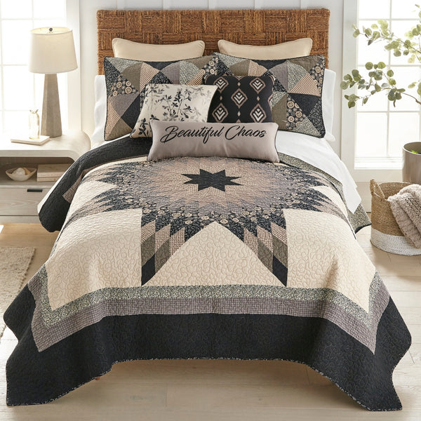 Wyatt Twin Quilt Set; 1-Quilt 68Wx86L w/1 Sham 21x27