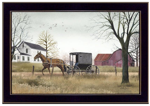 "Goin' To Market" By Billy Jacobs, Black Frame 14x10
