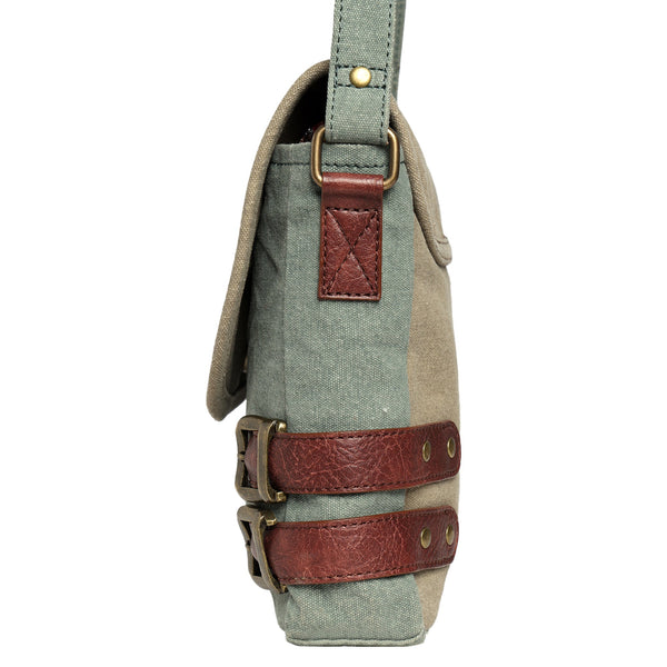 Buckled Up River Canvas Crossbody