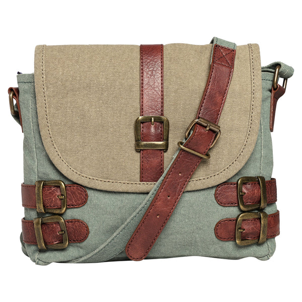 Buckled Up River Canvas Crossbody