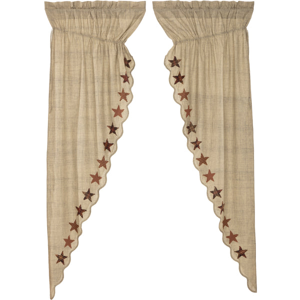 Abilene Star Prairie Long Panel Set of 2 84x36x18