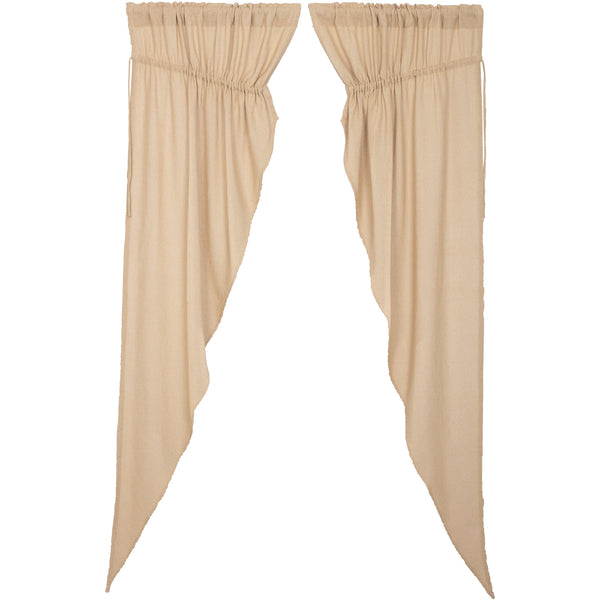 Burlap Vintage Prairie Long Panel Set 84×36×18