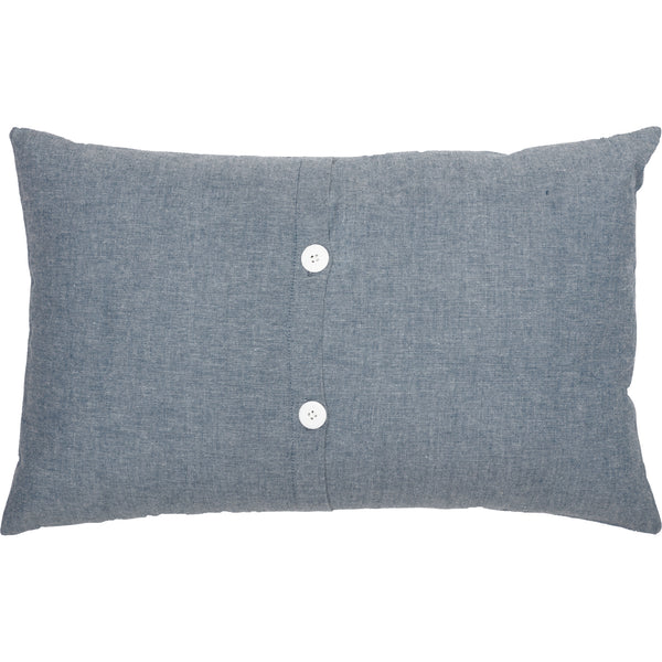 Sawyer Mill Blue Barn Pillow 14x22