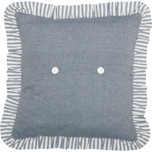 Sawyer Mill Blue Barn Star Pillow 18x18