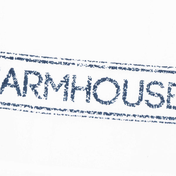 Sawyer Mill Blue Farmhouse Muslin Bleached White Tea Towel 19x28