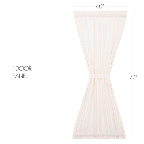 Simple Life Flax Antique White Door Panel 72x40