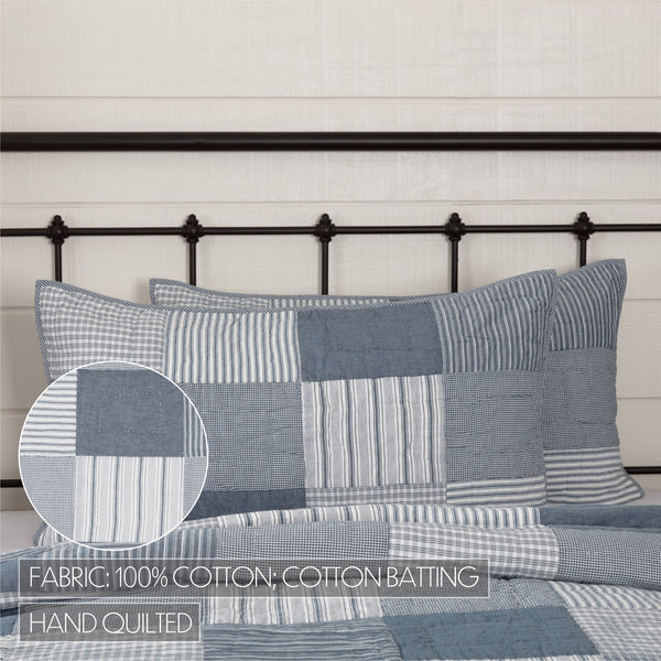 Sawyer Mill Blue King Sham 21x37