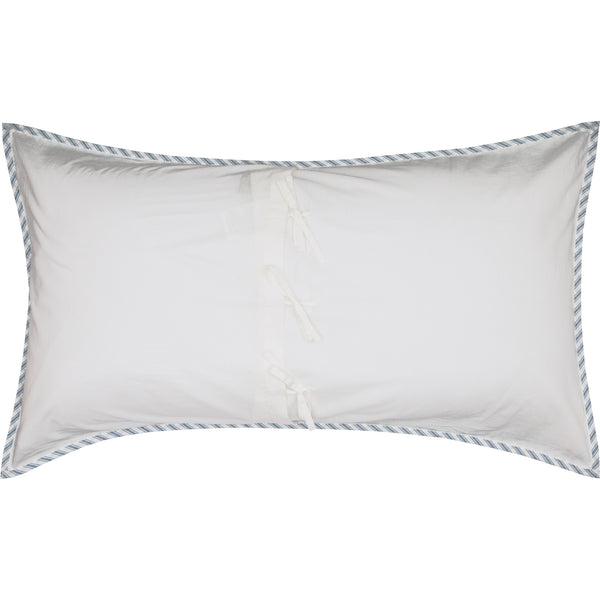 Sawyer Mill Blue Ticking Stripe King Sham 21x37