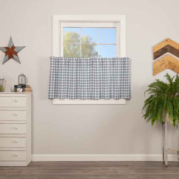 Sawyer Mill Blue Plaid Tier Set of 2 L24xW36 - Add to cart for Discount!