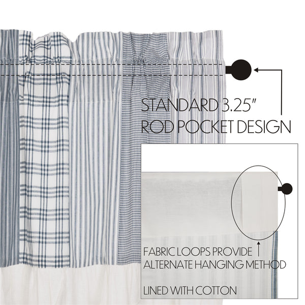 Sawyer Mill Blue Patchwork Valance 19x60