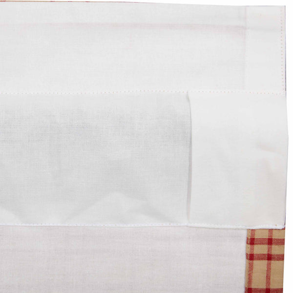Sawyer Mill Red Plaid Valance 16x60