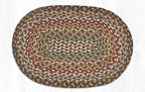 C-51 Fir/Ivory Jute Placemat 13"x19"
