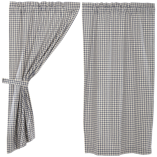 Doylestown Check Short Panel Set of 2 63Lx36W