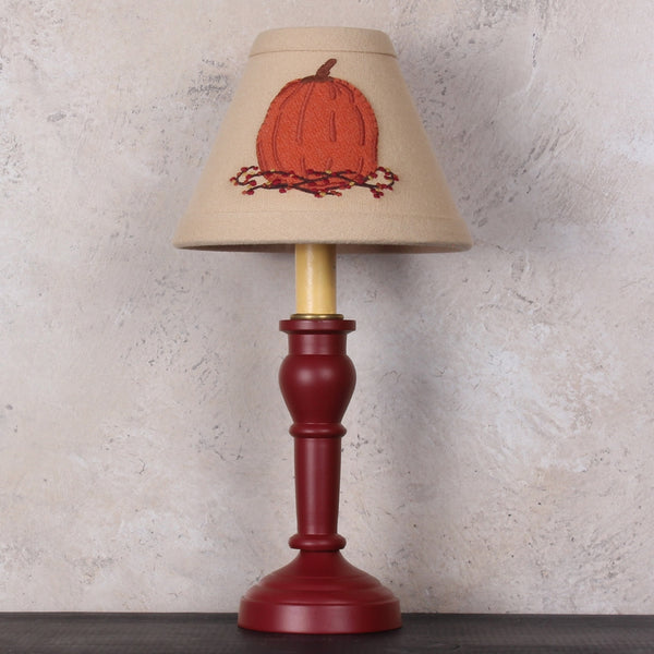 Primitive Pumpkin & Bittersweet 6" Candle Lamp Shade