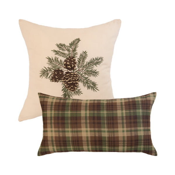 Pine Star 2PC Decorative Pillow Set