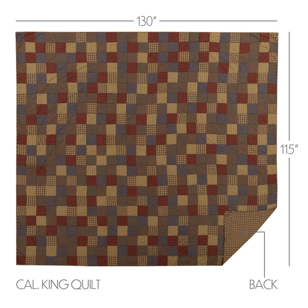 Cedar Ridge California King Quilt 130x115 | Rustic Lodge Bedding