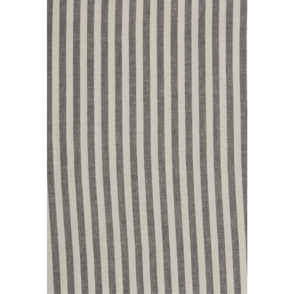 Farmhouse Ticking Gray Queen Duvet Cover 92Lx92W