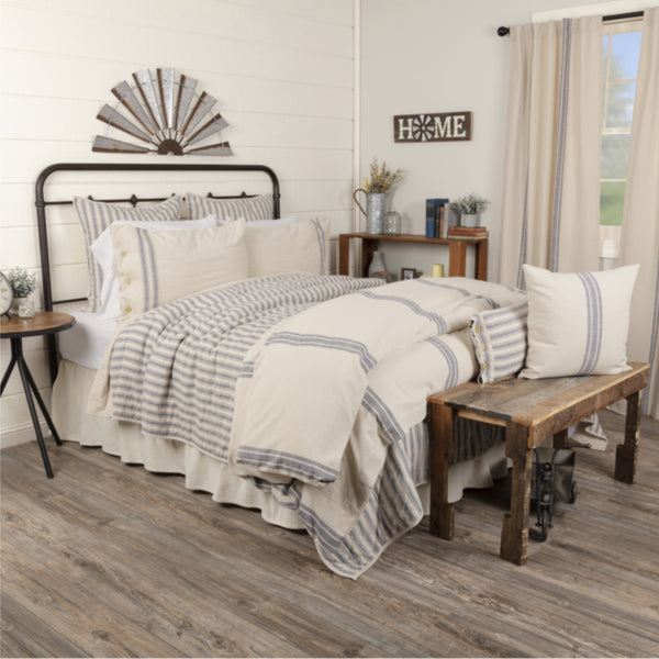 Market Place Blue Luxury King Quilt 105Lx120W