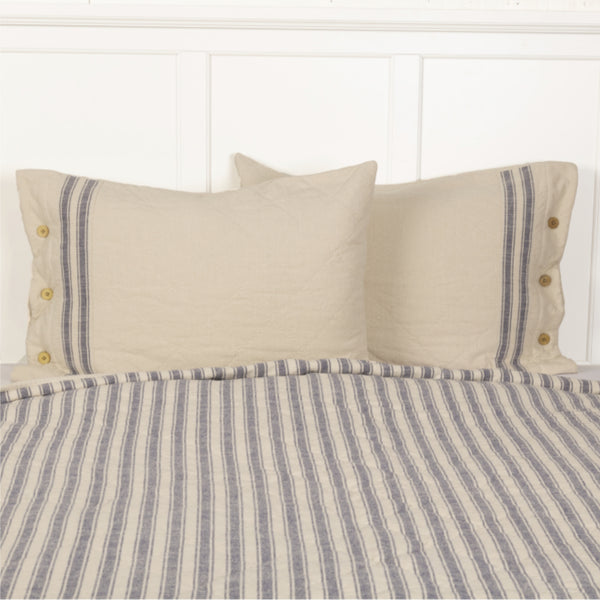 Market Place Blue Standard Sham 27Lx21W
