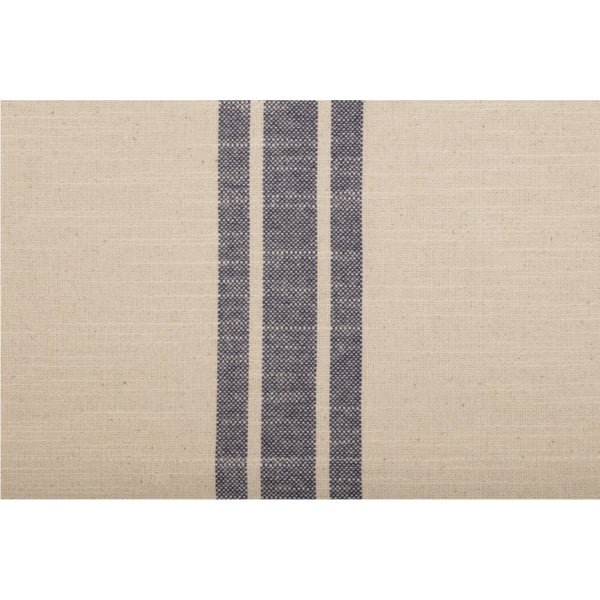 Market Place Blue Fabric Pillow Cover 20Lx20W